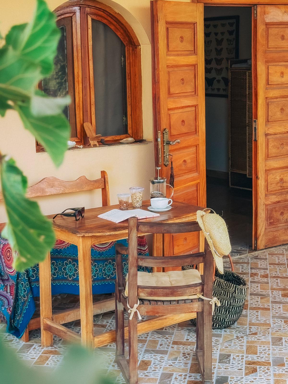 Private Terrace Breakfast Corner